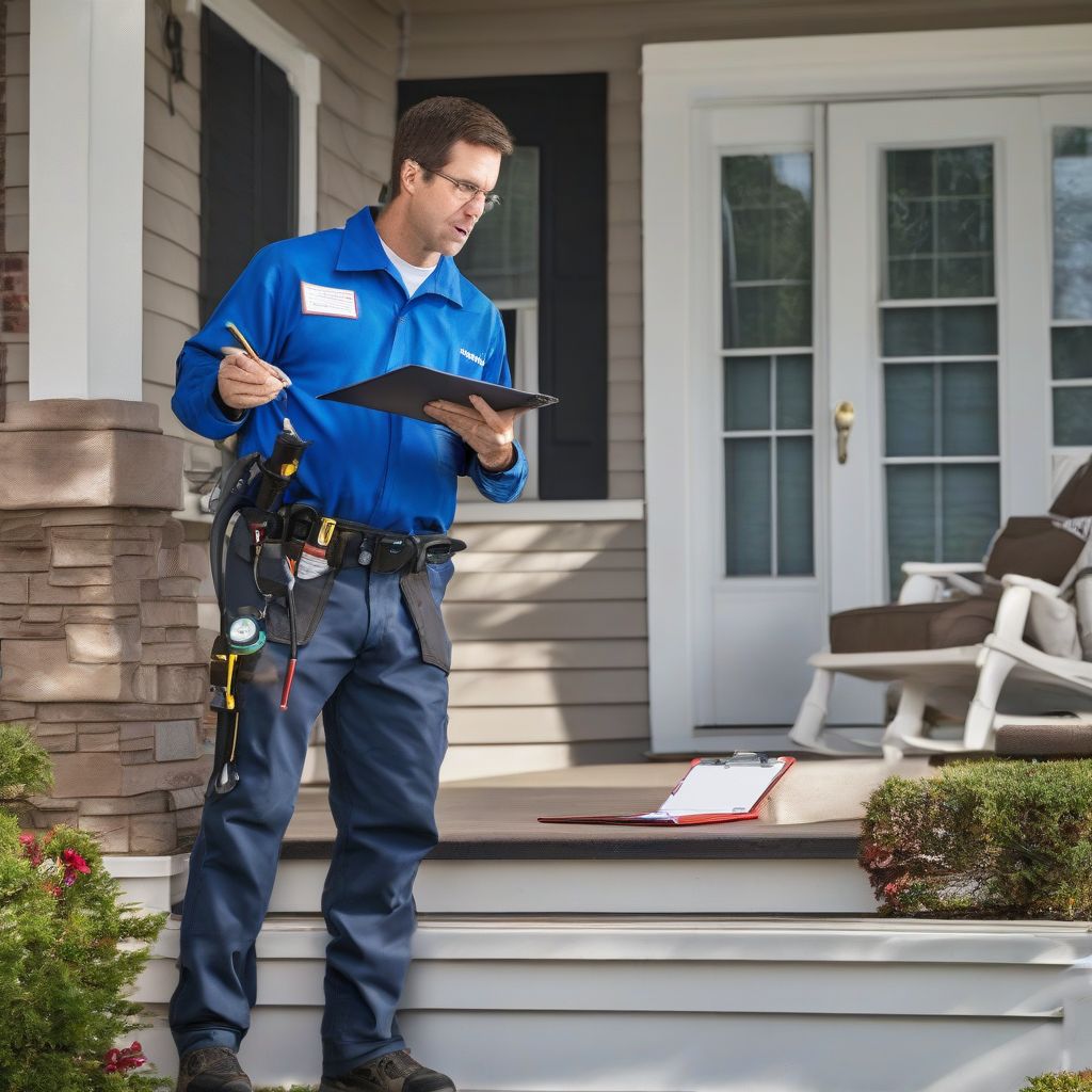 Homeowner and Pest Control Professional Discussing Treatment Options